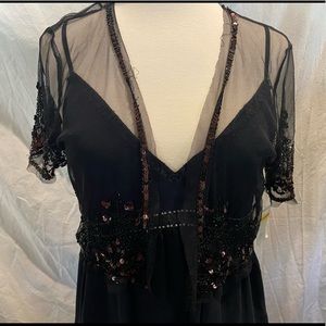 NWT Sheer Black Jacket